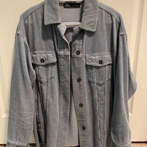 Zara Corduroy Overshirt - Size M